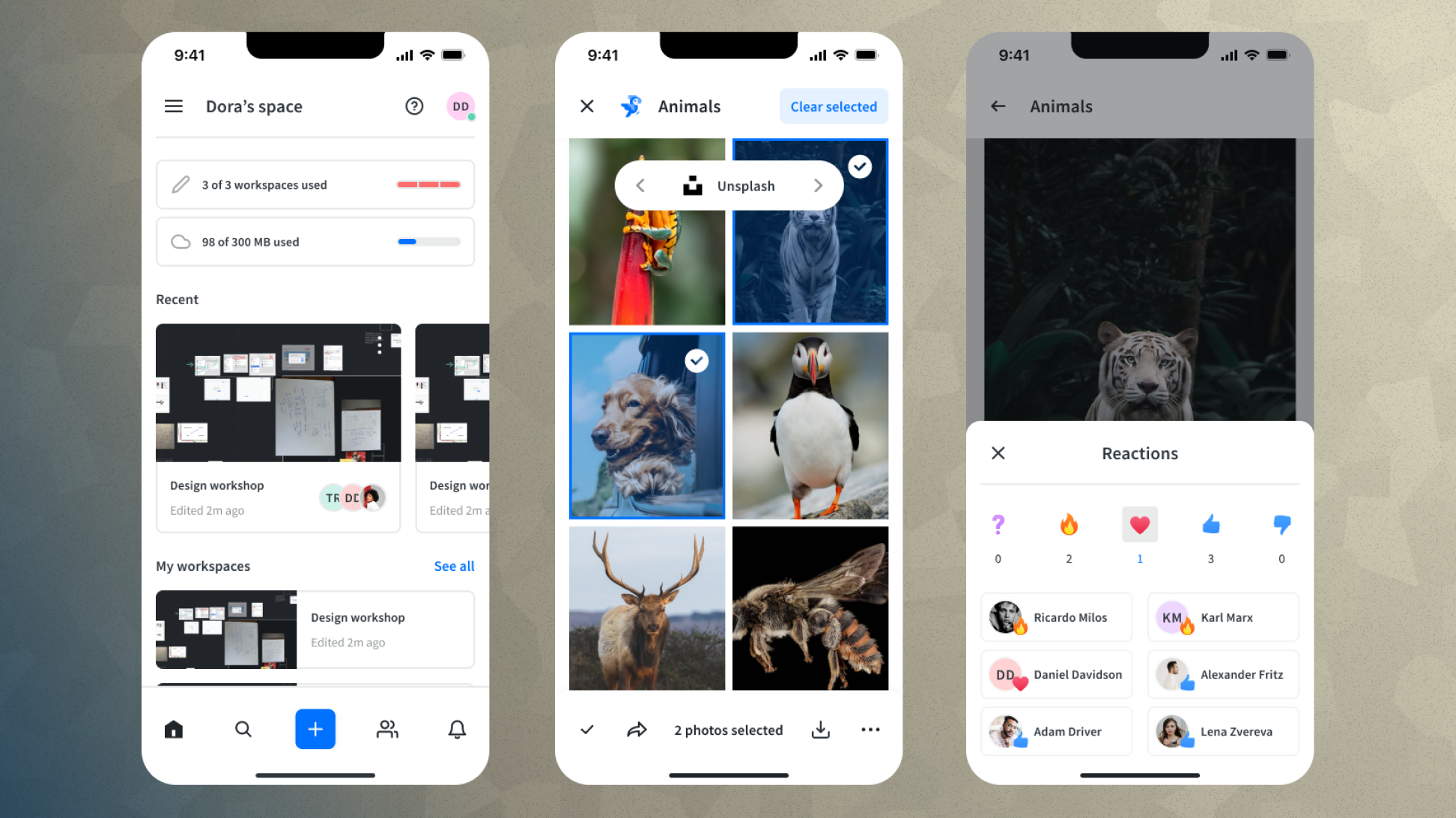Bluescape mobile companion app